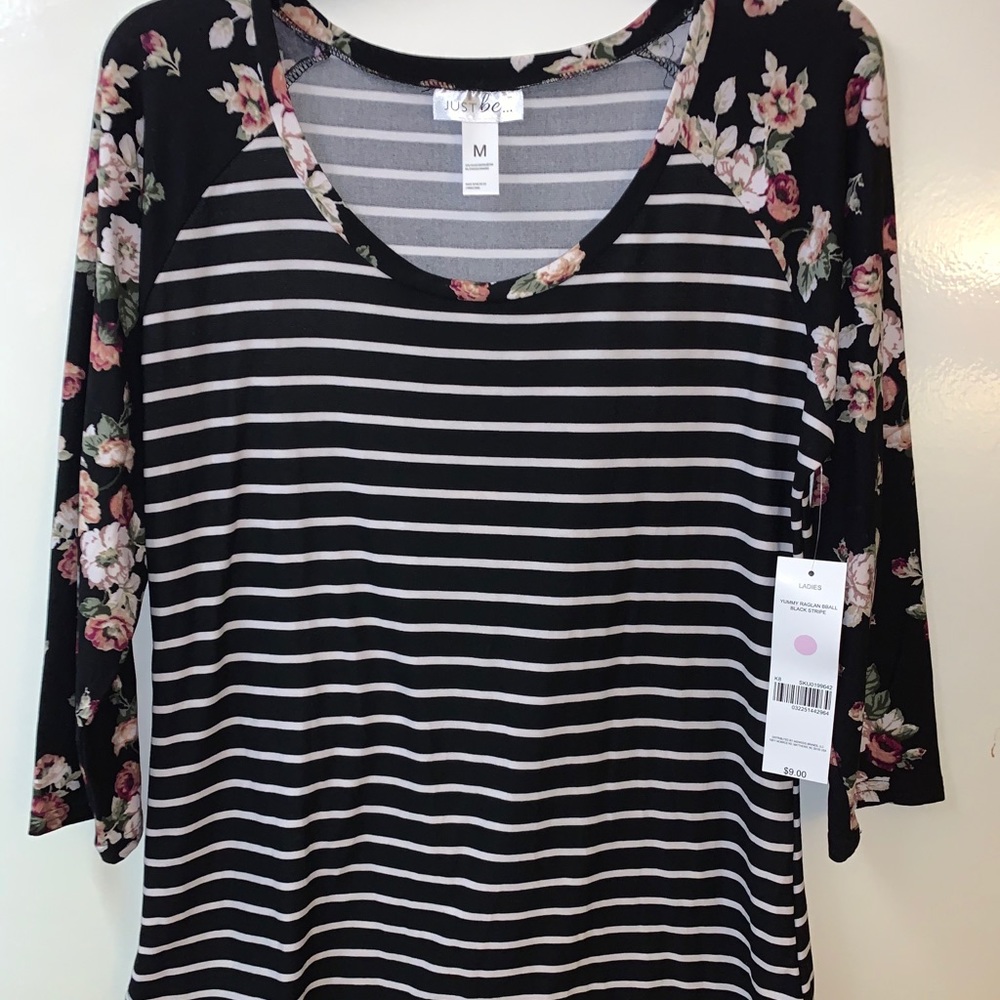 Floral Stripe Shirt